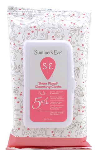 Summers Eve Cleansing Cloths 32 Count Soft Pk Sheer Floral (80149)<br><br><br>Case Pack Info: 12 Units