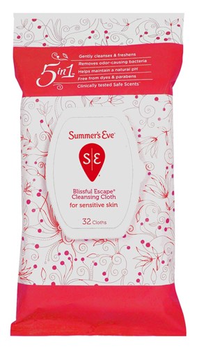 Summers Eve Cleansing Cloths 32 Count Soft Pk Bliss Escape (80164)<br><br><br>Case Pack Info: 12 Units