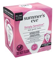 Summers Eve Cleansing Cloths 12 Count Simply Sensitive (80178)<br><br><br>Case Pack Info: 12 Units