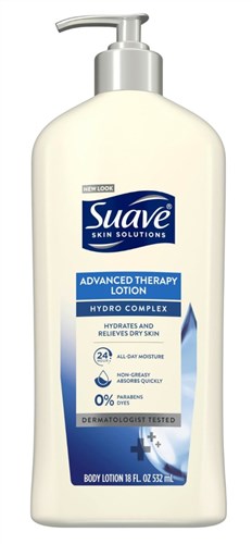 Suave Skin Lotion 18oz Pump Advanced Therapy Hydro Complex (80207)<br><br><br>Case Pack Info: 6 Units