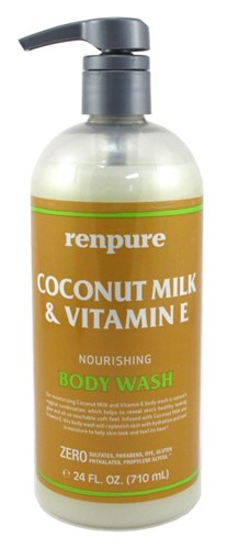 Renpure Body Wash Coconut Milk And Vitamin E Nourishing 24oz (81012)<br><br><br>Case Pack Info: 3 Units