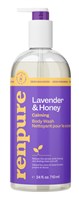 Renpure Body Wash Lavender Honey Calming 24oz (81013)<br><br><br>Case Pack Info: 3 Units