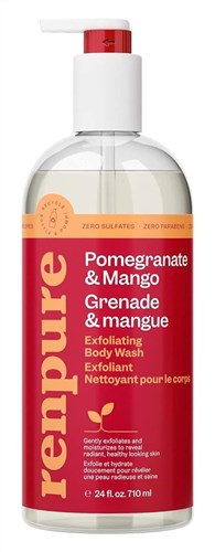 Renpure Body Wash Pomegranate And Mango Exfoliating 24oz (81014)<br><br><br>Case Pack Info: 3 Units