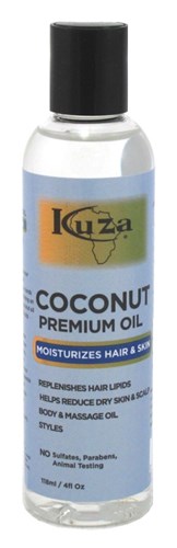 Kuza Coconut Premium Oil 4oz (83108)<br><br><br>Case Pack Info: 12 Units