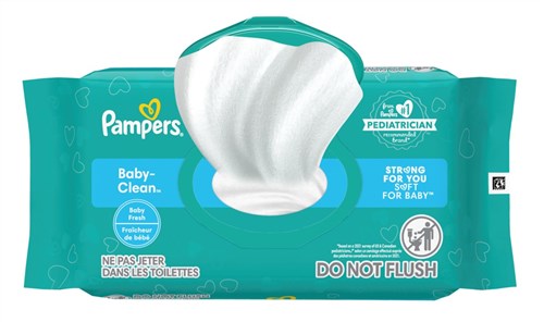 Pampers Baby Wipes Baby Clean Baby Fresh 72 Count (85288)<br><br><br>Case Pack Info: 8 Units