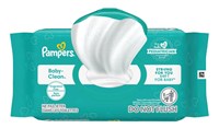 Pampers Baby Wipes Baby Clean Fragrance-Free 72 Count (85289)<br><br><br>Case Pack Info: 8 Units