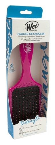 Wet Brush Detangler Pink Paddle 9.5 Inch (86895)<br><br><span style="color:#FF0101"><b>12 or More=Unit Price $5.61</b></span style><br>Case Pack Info: 24 Units