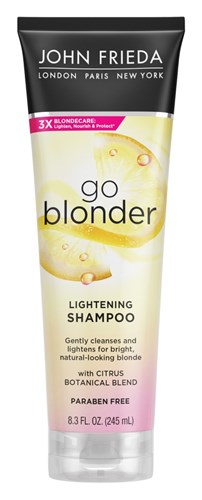 John Frieda Shampoo Sheer Blonde Go Blondr Lighten 8.3oz (89097)<br><br><br>Case Pack Info: 6 Units