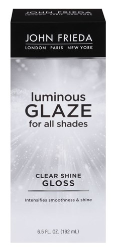 John Frieda Luminous Glaze Clear Shine Gloss 6.5oz (89110)<br><br><br>Case Pack Info: 4 Units