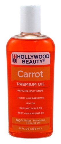 Hollywood Beauty Carrot Premium Oil 8oz (90039)<br><br><br>Case Pack Info: 12 Units