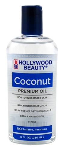 Hollywood Beauty Coconut Premium Oil 8oz (90041)<br><br><br>Case Pack Info: 12 Units