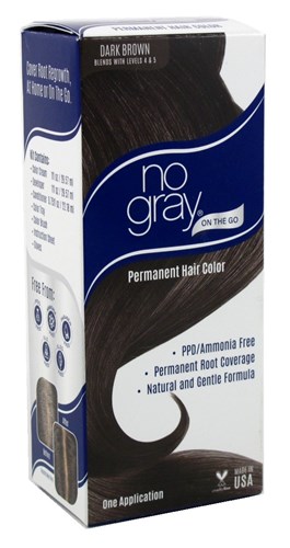 No Gray On The Go Permanent Color Dark Brown Kit (97009)<br><br><span style="color:#FF0101"><b>12 or More=Unit Price $7.87</b></span style><br>Case Pack Info: 12 Units