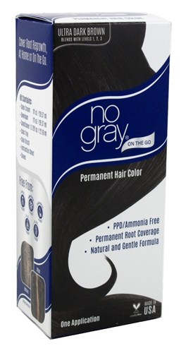 No Gray On The Go Permanent Color Ultra Dark Brown Kit (97012)<br><br><span style="color:#FF0101"><b>12 or More=Unit Price $7.87</b></span style><br>Case Pack Info: 12 Units