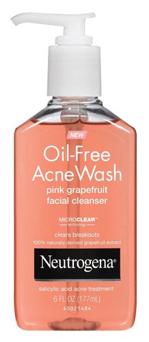 Neutrogena Acne Wash Pink Grapefruit 6oz Pump (97296)<br><br><br>Case Pack Info: 12 Units