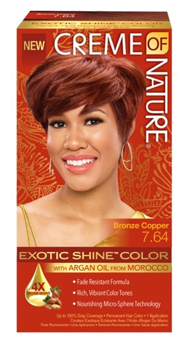 Creme Of Nature Color #7.64 Bronze Copper Exotic Shine (98214)<br><br><br>Case Pack Info: 12 Units