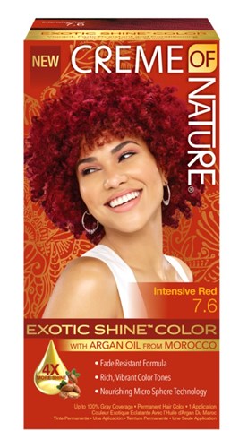 Creme Of Nature Color #7.6 Intense Red Exotic Shine (98217)<br><br><br>Case Pack Info: 12 Units