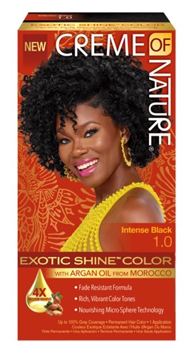 Creme Of Nature Color #1.0 Intense Black Exotic Shine (98224)<br><br><br>Case Pack Info: 12 Units