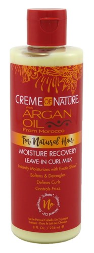 Creme Of Nature Argan Oil Leave-In Curl Milk 8oz (98318)<br><br><br>Case Pack Info: 12 Units