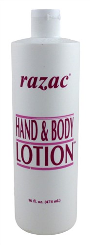 Razac Hand & Body Lotion 16oz  (98424)<br> <span style="color:#FF0101">(ON SPECIAL 9% OFF)</span style><br><span style="color:#FF0101"><b>12 or More=Special Unit Price $3.63</b></span style><br>Case Pack Info: 12 Units