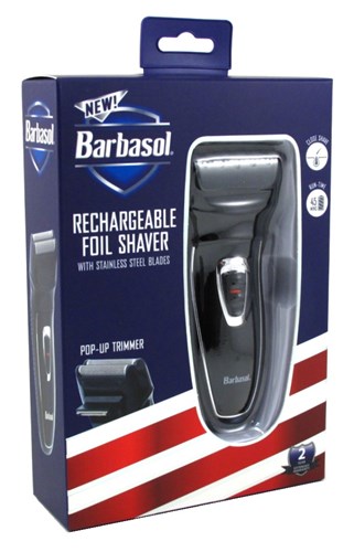Barbasol Shaver Foil With Pop- Up Trimmer Rechargeable (98807)<br><br><br>Case Pack Info: 12 Units