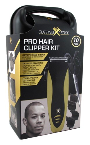 Cutting Edge Pro Clipper Hair Cutting Kit 10 Piece (98816)<br><br><br>Case Pack Info: 12 Units