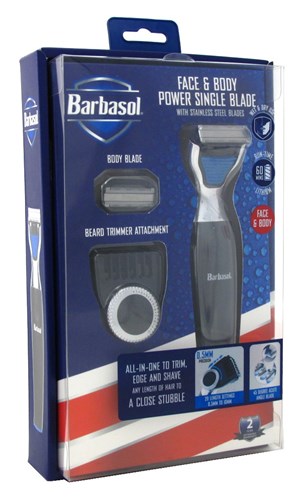 Barbasol Power Single Blade Face And Body Wet/Dry (98822)<br><br><br>Case Pack Info: 12 Units