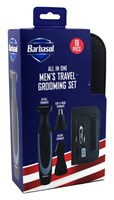 Barbasol All-In-One Grooming Set Travel 10 Piece (98826)<br><br><br>Case Pack Info: 12 Units