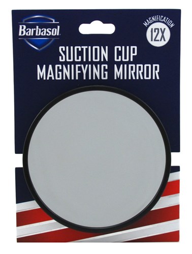 Barbasol Mirror 12X Magnifying With Suction Cup (98829)<br><br><br>Case Pack Info: 12 Units
