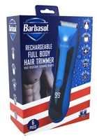 Barbasol Trimmer Full Body Lcd Display Rechargeable 6 Piece (98845)<br><br><br>Case Pack Info: 12 Units