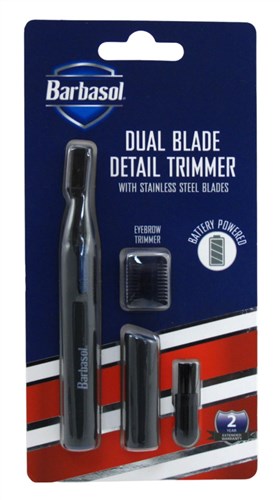 Barbasol Trimmer Dual Blade Detail Battery Powered (98848)<br><br><br>Case Pack Info: 12 Units