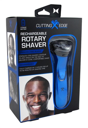 Cutting Edge Shaver Rotary Rechargeable (98852)<br><br><br>Case Pack Info: 12 Units