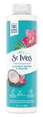 St Ives Body Wash Coconut Water And Orchid 22oz (99012)<br><br><br>Case Pack Info: 4 Units