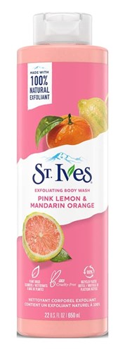 St Ives Body Wash Pink Lemon And Mandarin Orange 22oz (99042)<br><br><br>Case Pack Info: 4 Units