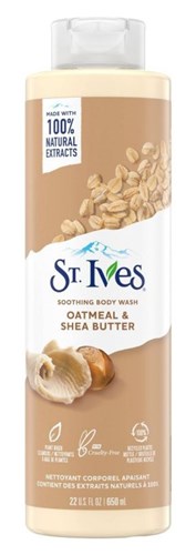 St Ives Body Wash Oatmeal And Shea Butter 22oz (99043)<br><br><br>Case Pack Info: 4 Units