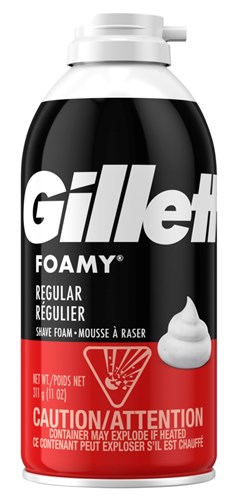 Gillette Foamy Shave Foam Regular 11oz (99179)<br><br><br>Case Pack Info: 12 Units