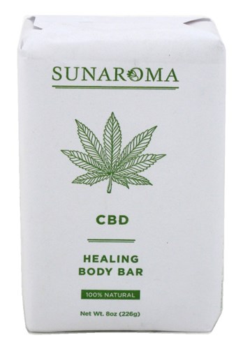 Sunaroma Soap Bar Cbd Healing Body Bar 8oz (99259)<br><br><br>Case Pack Info: 36 Units