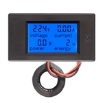 LCD AC Power display LED Voltmeter