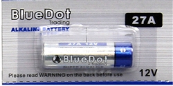 Blue Dot Trading 12 volt 27A Alkaline Dry Cell Battery