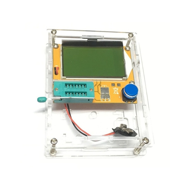 LCR-T4 Mega 428 Component Tester. ESR Meter LCD Display With Case