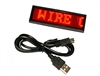 Programmable LED Digital Scrolling Name Tag ID Badge for Ham Radio | WiredCo