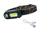 Mini Waterproof XPE COB LED 6-mode Headlight Headlamp USB 18650 Rechargeable | WiredCo