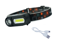 Mini Waterproof XPE COB LED 6-mode Headlight Headlamp USB 18650 Rechargeable | WiredCo