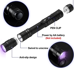 Mini CREE XPE-R3 LED 900 AAA Small flashlight Ultraviolet 5 inches