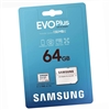 SD Mini Micro Memory Samsung card 64 GB with adapter for SDCard slot