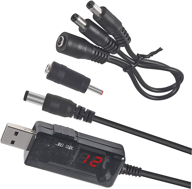 Spannungsumwandler, USB an 9V, 5V an 12V Steigern Sie das USB-Kabel 5V  Boost auf 9V 12V Spannungswandler Step-up Spannungswandler Transformator  mit