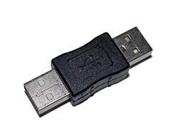 USB A male to A male Gender Changing Adapter Coupler, HWS16021 | WiredCo