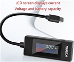 Charger USB type c Doctor Battery tester Adapter USB USB Voltmeter Ammeter adopts a 0.96-inch IPS HD color LCD display