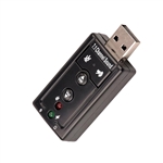 USB AUDIO Stereo sound card adapter DM-SC02 Soundcard 3 5 mm