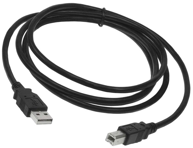 USB 2.0 A Male B Male Printer hard drive & Scanner Cable 10 ft., USB2-10AB