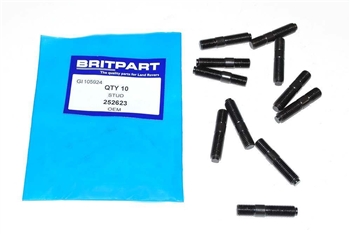 252623.V - Stud for Gearbox Main Casing for Land Rover Series 2A & 3 (Priced Individually) - Also Fits V8 Manifold